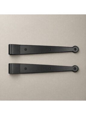 Lynn Cove Foundry Suffolk Style Strap Hinge Stainless Steel Black 1 Pair NEW